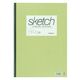 日本ノート B4スケッチブック (オリーブ) SK710 1冊