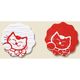 シモジマ ギフトシール ちょこっと 猫 007067700 1束(96片)
