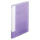 リヒトラブ CUBE FIZZ 書き込めるクリヤーブック A4 パープル N6005-10 1冊