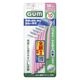 【日本歯科医師会推奨】 GUM（ガム）歯間ブラシ L字型 抗菌 サイズ M（4）太いタイプ 1個（10本入） サンスター