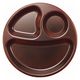 カクセー まるいプレート 27cm ブラウン TW-05B 1個（直送品）