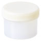 軟膏容器 軟膏壺（つぼ ツボ）丸底増量タイプ12ｍL（10ｇ処方時使用サイズ） クリーム（淡黄色）6袋（25個入×6 150個） オリジナル