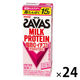 SAVAS（ザバス） ミルクプロテイン 脂肪0 イチゴ風味 1セット（1本（200ml）×24）　明治　プロテインドリンク