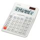 カシオ 人間工学電卓左手用大型 DE-12D-L-WE-N 1個