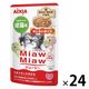 ミャウミャウ ジューシー 成猫用 あじわいまぐろ ゼリータイプ 60g 1セット（1袋×24）アイシア キャットフード