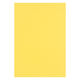 アスクル 色画用紙 うすきいろ 四つ切り 1袋(100枚入) オリジナル