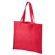 廣川 エコバッグ 不織布手提げバッグ レッド 240348 1ケース(500個(1個×500))（直送品）