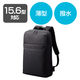 ビジネスバッグ リュック 12L 薄型 撥水加工 15.6インチノートPC 収納可 ブラック BM-BPTHBK エレコム 1個
