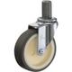 ハンマーキャスター ハンマー 差込み旋回式ウレタン車輪(ナイロンホイール)125mm 420EK-UR125 1個 814-2711（直送品）