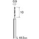 ミニター ミニモ スチールドリル φ0.9 (10本入) KA1005 1袋(10本) 837-3691（直送品）