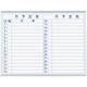 馬印 マジシリーズ壁掛ホーローホワイト月予定ヨコ書ボード MH2Y 1枚 321-8205（直送品）