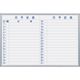 馬印 マジシリーズ壁掛スチールホワイト月予定ヨコ書ボード MV23Y 1枚 321-8220（直送品）