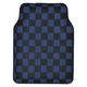 ジョイフル チェッカーマット M BK/BL YP808-A 1個