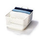 Like-it（ライクイット） スタッキングトップ バスケット ワイド 洗濯かご ホワイト スタッキング可能 1個