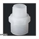 アズワン TEFEN PVDF ネジ継手 異径ニップル R1/4×R1/8 67-3081-26 1個（直送品）