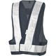 勝星産業 勝星 360度反射安全ベスト ネイビー×シルバー KA-210 1セット(10枚) 572-2598（直送品）