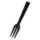 シモジマ カトラリー ヘイコープラフォーク 12cm 黒 バラ 100本入/袋 4901755667325 1セット(1袋×10)