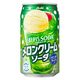 アサヒ飲料 カルピスソーダ メロンクリームソーダ 缶 350ml x24 4901340064348 1セット(24個)（直送品）