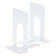 ソニック ブックエンド 特大 白 1組(2枚) DA-540-W 1組
