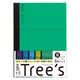 日本ノート Trees B5 B罫 5色パック UTR3BX5 1束