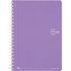 コクヨ ソフトリングノート(ドット入り罫線) B6 80枚 バイオレット ス-SV348BT-V 1冊