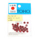 TOHO(トーホー) TOHO ウッドビーズ 5mm レッド 25個入 NR5-3 1箱(5枚入)（直送品）