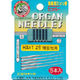 オルガン針 ORGAN NEEDLES 家庭用ミシン針Eカラー HA×1 #9 薄生地用 FHA1-9 1枚(5本入)/5枚（直送品）