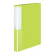 コクヨ クリヤーブック<POSITY> (固定式)A4縦60枚ポケット 薄緑 P3ラ-L60NLG 1セット(1冊×4)