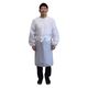 特殊衣料 洗える防護ガウン 25280203 1200(ホワイト)L-LL 1着（直送品）