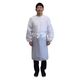 特殊衣料 洗える防護ガウン 25280202 1200(ホワイト)M-L 1着（直送品）