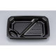 シーピー化成 弁当容器 COT弁当55 黒 本体(N) 0228155000525 1ケース(900個(50個×18)（直送品）