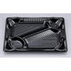 シーピー化成 弁当容器 BF恵味10-1 黒 本体(N) 0745810010525 1ケース(600個(50個×12)（直送品）