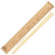 九州紙工 割箸 完封箸クラフト無地植林元禄箸21cm 楊枝入り FSK-5 1ケース(4000個(100個×40)（直送品）