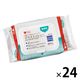 【口腔ケアウェットシート】 プラスハート マウスティシュー 無香料 ふた付 1ケース（60枚入×24パック） オオサキメディカル