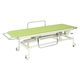【軒先渡し】高田ベッド 手動昇降式ストレッチャー100背上げ無24319400ビニルレザーライムグリーン TB-625(60X200X48-86)（直送品）