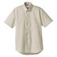 ボンマックス オックスフォード半袖シャツ ベージュ 3L FB4511U 1枚（直送品）