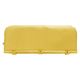 特殊衣料 サイドレールクッションカバー L字用 25277904 イエロー 0102 1個（直送品）