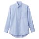 ボンマックス ユニセックスボタンダウン長袖シャツ ブルー M FB4563U 1枚（直送品）