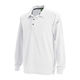 TS DESIGN 3075-5-4L 長袖ポロシャツ ホワイト 4L 1着（直送品）