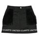 クアトロ ポケットファーロゴスカート　BLK　M A0203 1点（直送品）