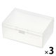 無印良品 ポリプロピレン小物ケース L 75×110×46mm 1セット（1個×3） 良品計画