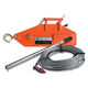 ベスト・アンサー ハンドウインチ 1600kg オレンジ 20m ワイヤー BA061-02-or 1台（直送品）