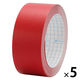 【並行輸入品】ニチバン 製本テープ（再生紙） ロールタイプ 幅35mm×10m 赤 BK-351 1セット（1巻×5）