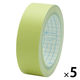 【並行輸入品】ニチバン 製本テープ（再生紙） ロールタイプ 幅25mm×10m パステルレモン BK-2530 1セット（1巻×5）