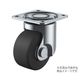 ユーエイ HSG型キャスター 自在車プレート式 径50mm 導電MCナイロン車輪 HSG-50MCE 1個 62-9775-51（直送品）