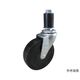 ユーエイ LTF型キャスター 自在車ゴムパイプ差し込み式 LTF-75RHE 22 1個 62-9788-08（直送品）