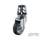 ユーエイ SA型キャスター 自在車アングル式 SA-100WE 1個 62-9789-46（直送品）