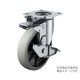 ユーエイ J2KーS型キャスター 自在車(旋回固定式)プレート式(ストッパー付) GUJ2K-130S 1個 62-9784-58（直送品）