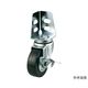 ユーエイ SAーS型キャスター 自在車アングル式(ストッパー付) SA-50RES 1個 62-9789-55（直送品）