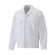 日の丸繊維 男性長袖上着 綿100% ホワイト L 65-1702-63 1着（直送品）